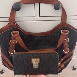 micheal kors back + wallet!